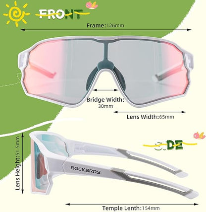 Kids Sports Glasses for Ages 8–14