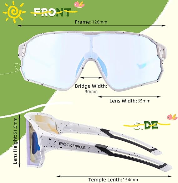 Kids Sports Glasses for Ages 8–14