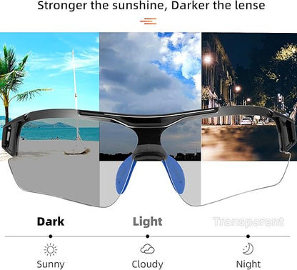 Adaptive Lens Photochromic Cycling Sunglasses