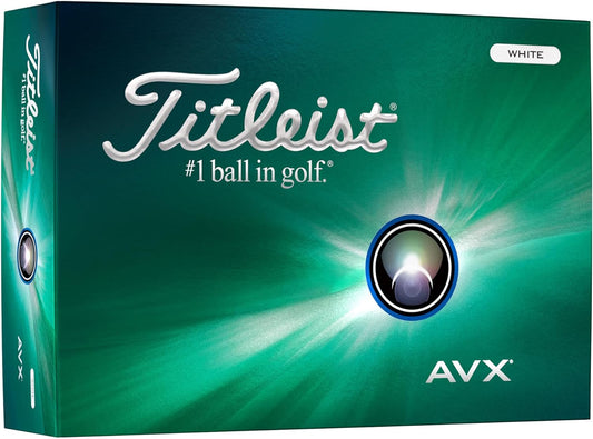 Titleist 2024 AVX Dozen White Golf Balls