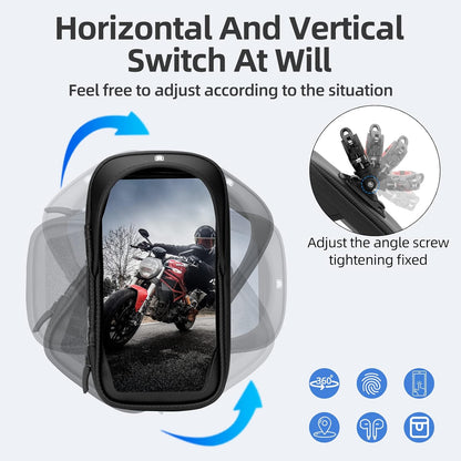 Waterproof Motorcycle Handlebar Phone Bag