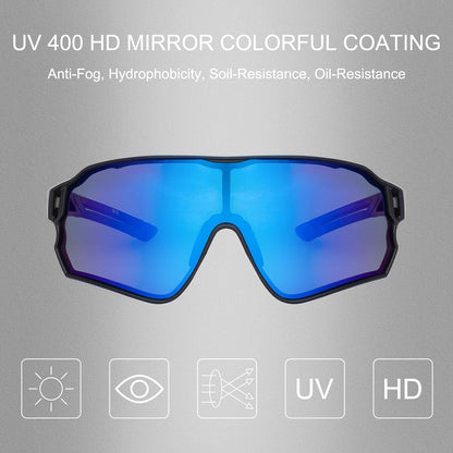 ROCKBROS Polarised Full Lens Sunglasses Cycling Bicycle Glasses Outdoor Sports Eyewear UV400