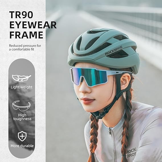 Unisex Polarized Cycling Sunglasses with TR90 Frame