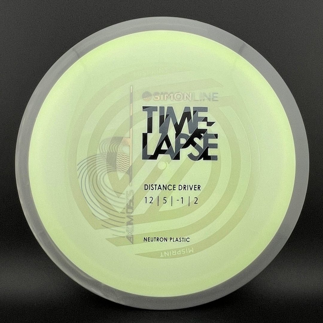 Neutron Time-Lapse (Re-Tooled) - Simon Line Misprint