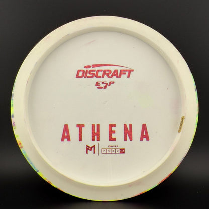 White ESP Athena - Greazy Dyed - Bottom Stamp