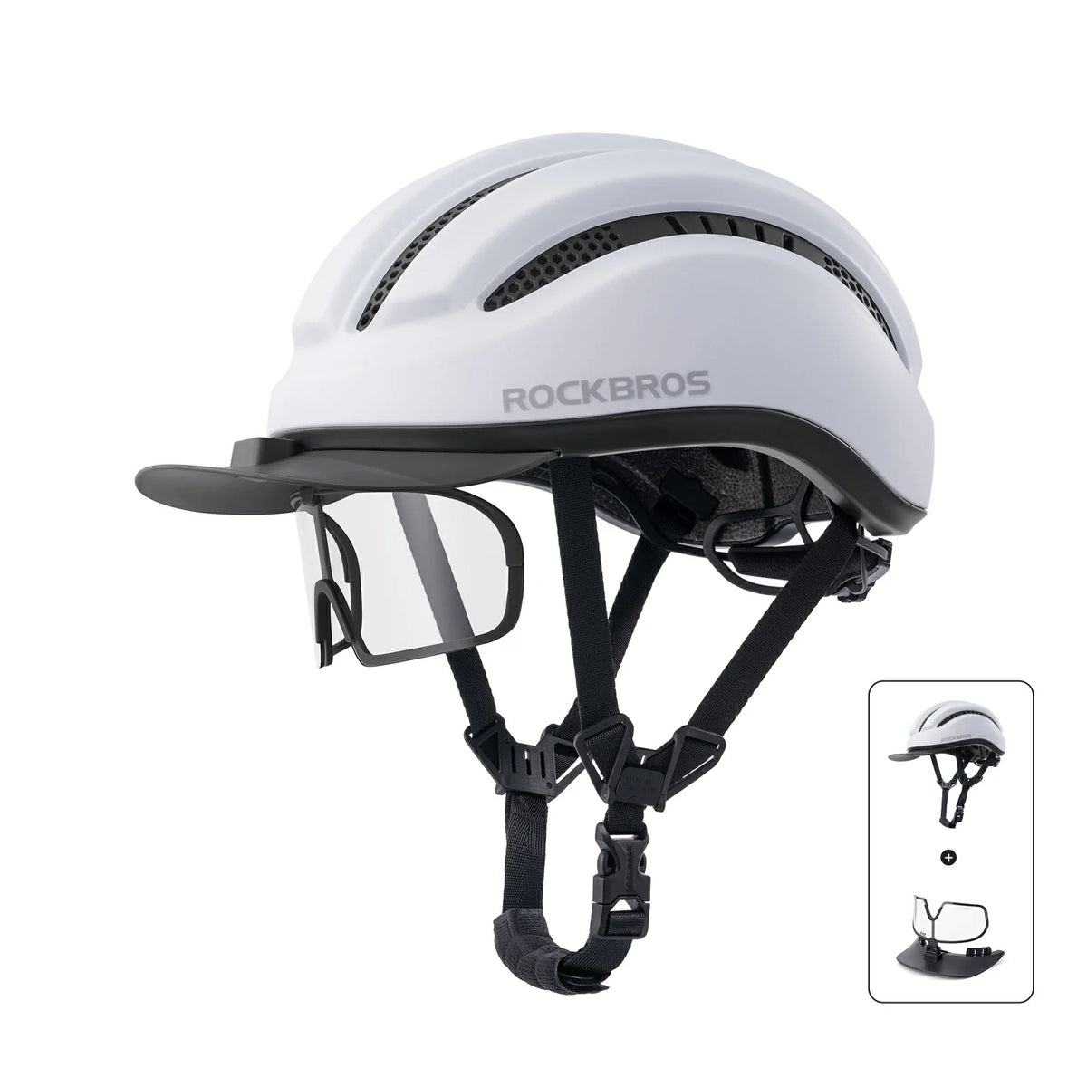 Bike Cycling Helmet with Magnetic Visor