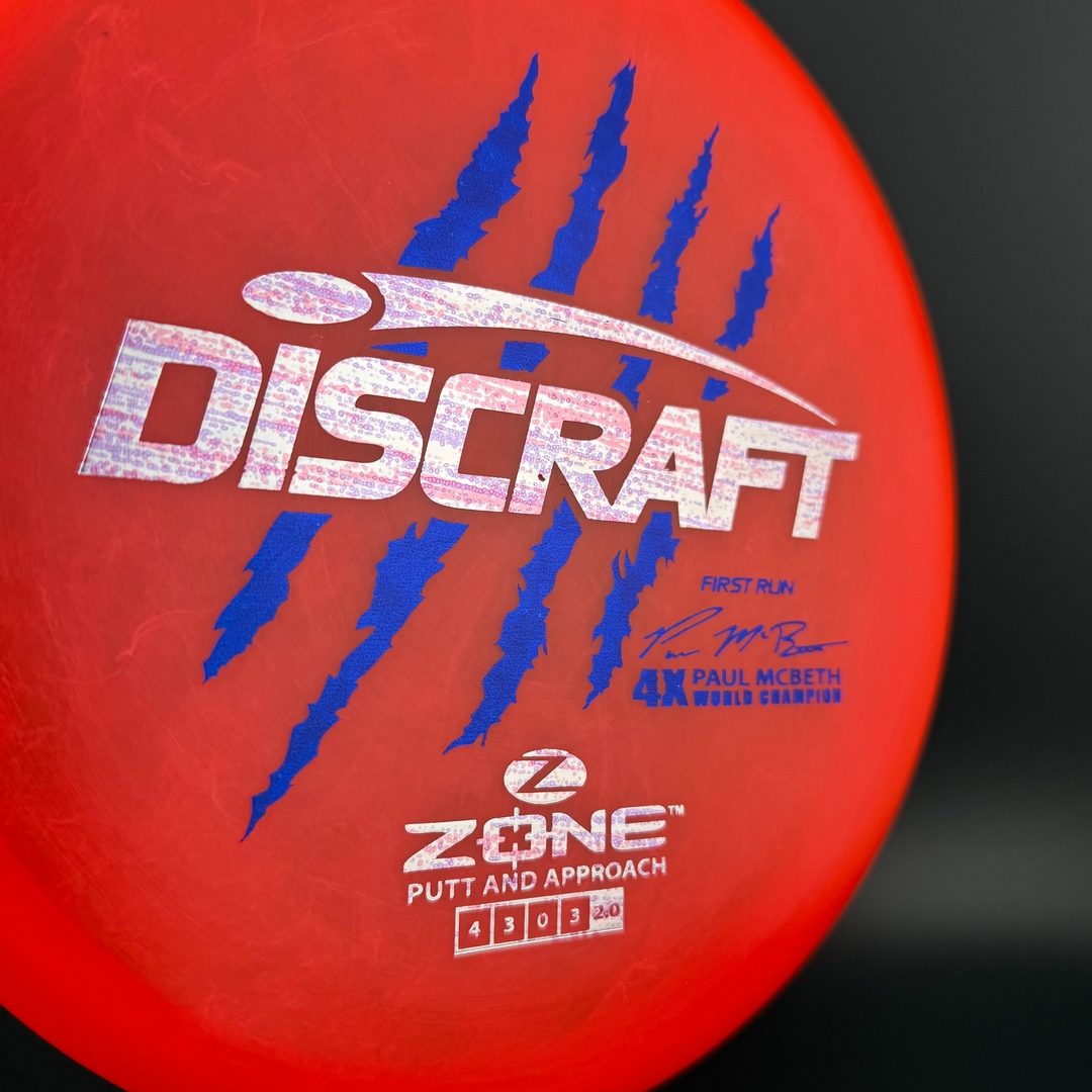 Z Zone (First Run) - Paul McBeth 4X Claws World Champion - Webby