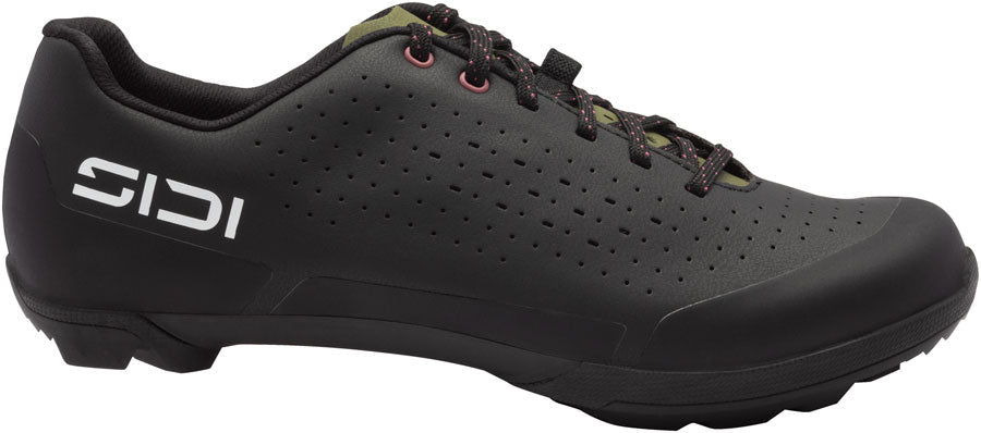 SIDI Asper Laces Gravel Shoes - Men's Black/Olive Green 48