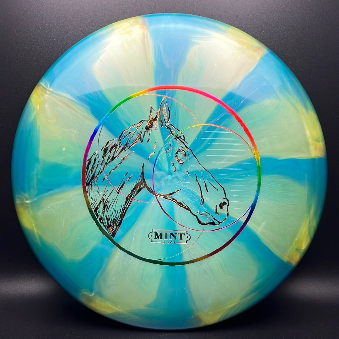 Sublime Swirl Mustang - "UV X-Ray" by ZAM - UV Reactive Foil