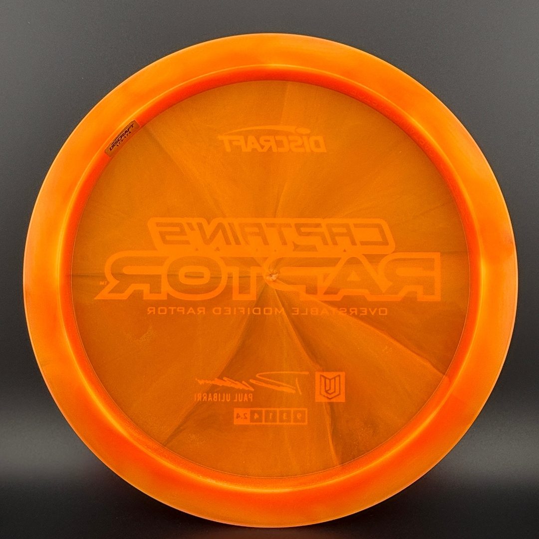 Special Z Blend Captain's Raptor - Paul Ulibarri 2025 Signature Series