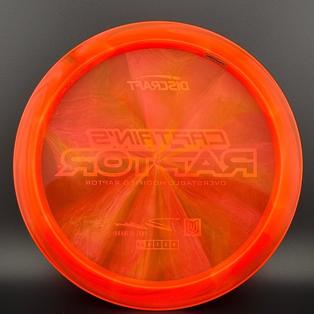 Special Z Blend Captain's Raptor - Paul Ulibarri 2025 Signature Series