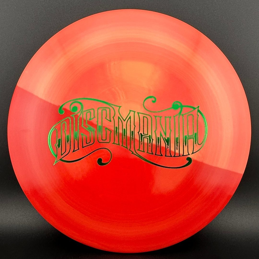 Swirly S-line FD - Red Split Dye - Discmania Tattoo stamp