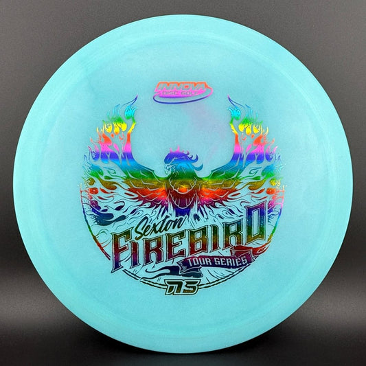 2020 Glow Champion Firebird - Blue Pink/Rainbow Foil - Nate Sexton TS