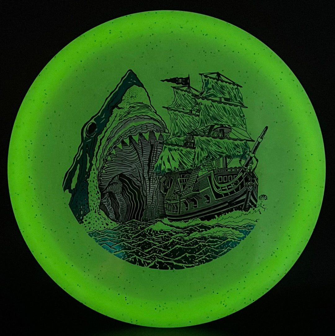 Metal Flake Glow C-Blend Galleon (First Run) "Megalodon" by Ripper Studios