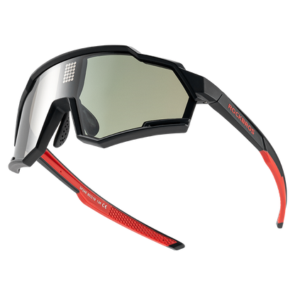 ROCKBROS Cycling Photochromic Glasses Electronic Color Changing SunGlasses Clear