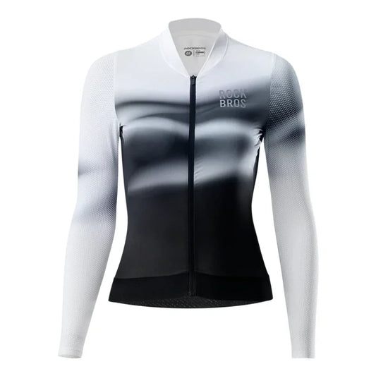 ROCKBROS Mondi Lightweight Gradient Women's Long Sleeve Cycling Jersey