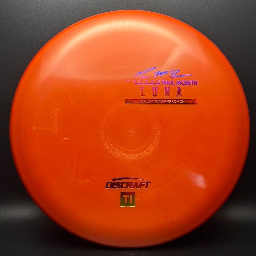 Titanium Luna - First Run - Paul McBeth