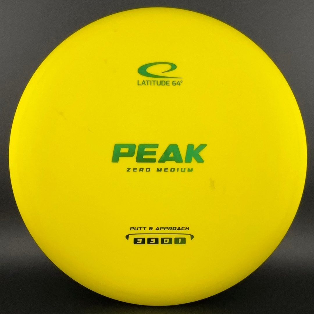 Zero Medium Peak - First Run