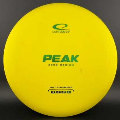 Zero Medium Peak - First Run