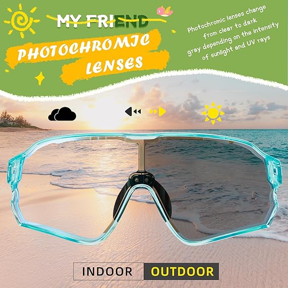 Kids Sports Glasses for Ages 8–14
