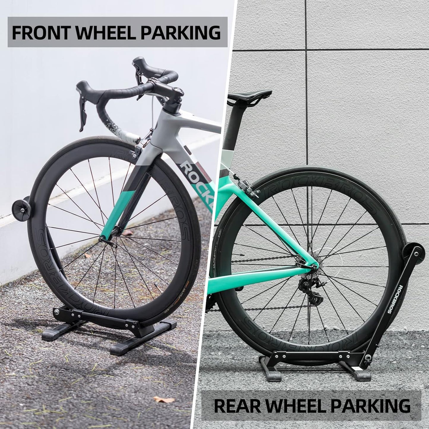 ROCKBROS Foldable Bike Stand Floor for 20” - 29” Wheels