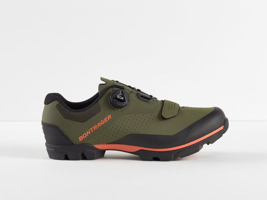 Bontrager Foray Mountain 37 Olive Grey/Radioactive OG Shoe