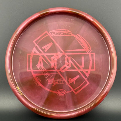 Z Swirl Luna - Stock Z Stamp - Misprint