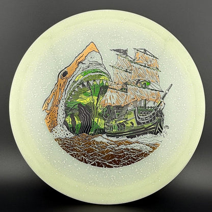 Metal Flake Glow C-Blend Galleon (First Run) "Megalodon" by Ripper Studios