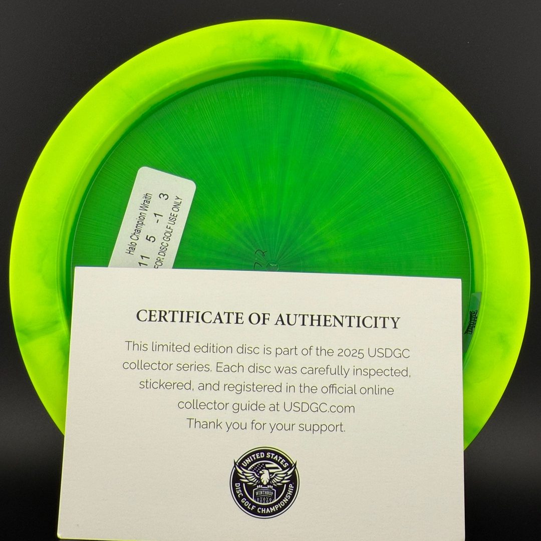 Halo Champion Wraith - USDGC Wax Seal - Small Batch 1/100