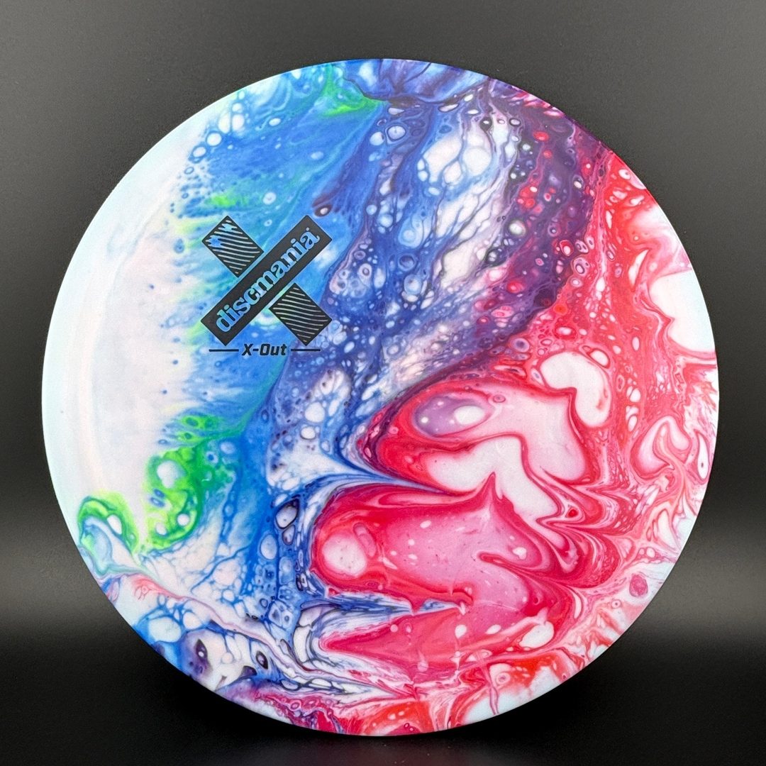 Swirly S-Line FD3 X-Out - DB2 Run 2018 - Doodle Discs Dyed