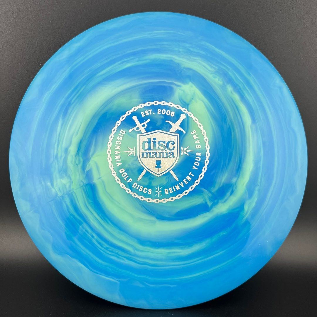 Swirly S-Line TD - Shield & Swords Stamp