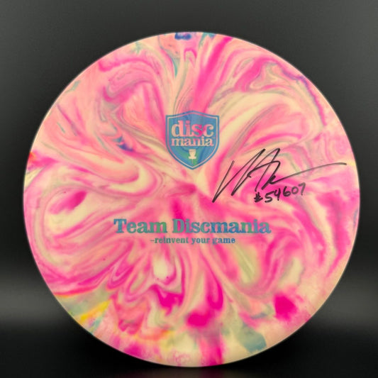 S-Line DDx *Signed* - Bob Kulchuk - Dyed Team Discmania Stamp