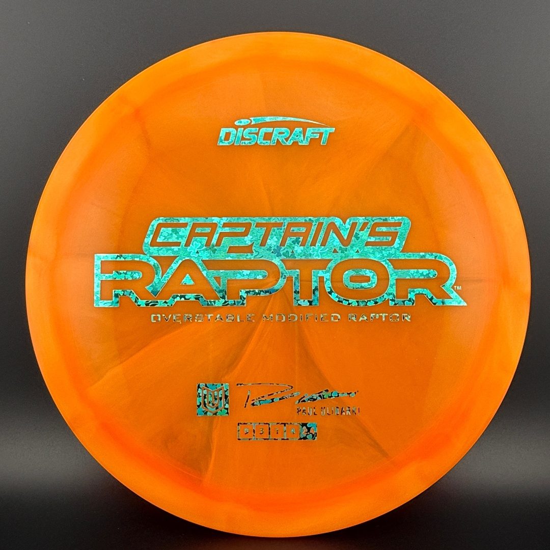 Special Z Blend Captain's Raptor - Paul Ulibarri 2025 Signature Series