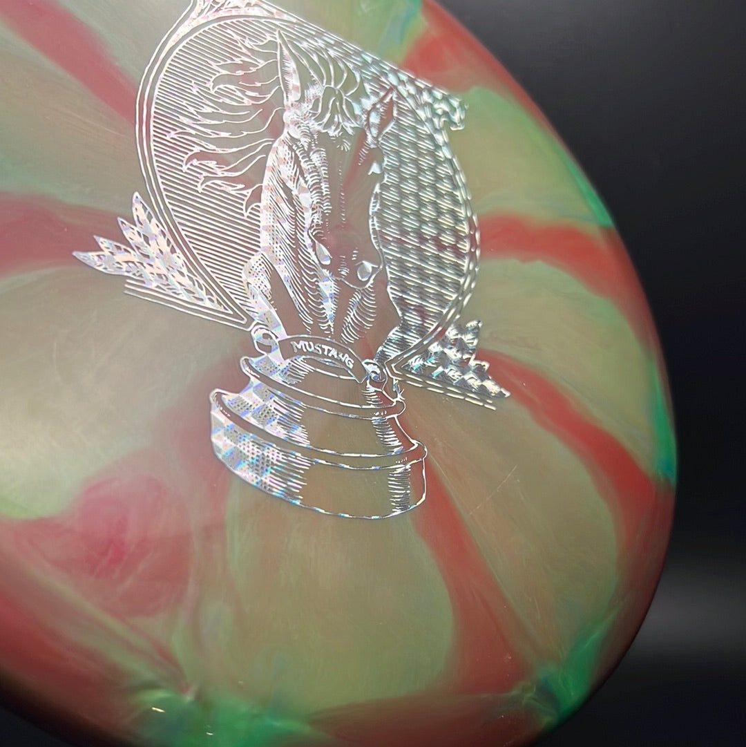 Sublime Swirl Mustang - "Portrait of a Knight" - UV Foil Bottom Stamp