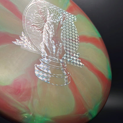 Sublime Swirl Mustang - "Portrait of a Knight" - UV Foil Bottom Stamp