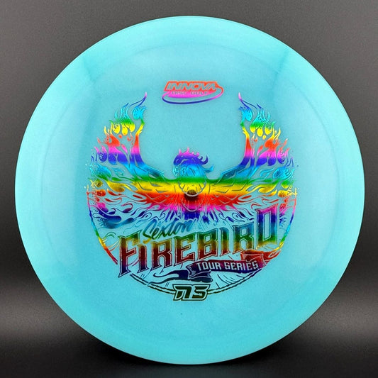 2020 Glow Champion Firebird - Blue/Rainbow Foil - Nate Sexton TS
