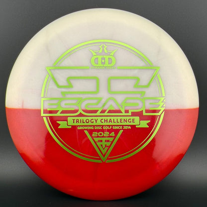 Lucid-Ice Glimmer Escape - Trilogy Challenge - Red Split Dyed