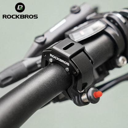 ROCKBROS Bike Mini Hidden Bell Loud Sound Aluminum Alloy Warning 100db Bell of Bicycle Handle Portable Cycling Equipment Fit MTB Road Folding Bike