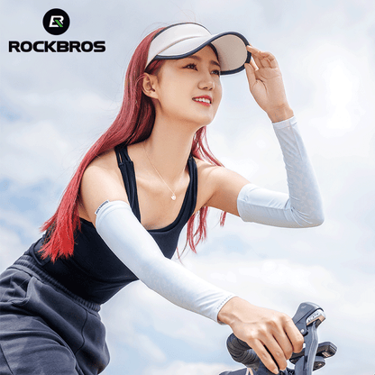 ROCKBROS Sun Protection Arm Sleeves Cooling Running