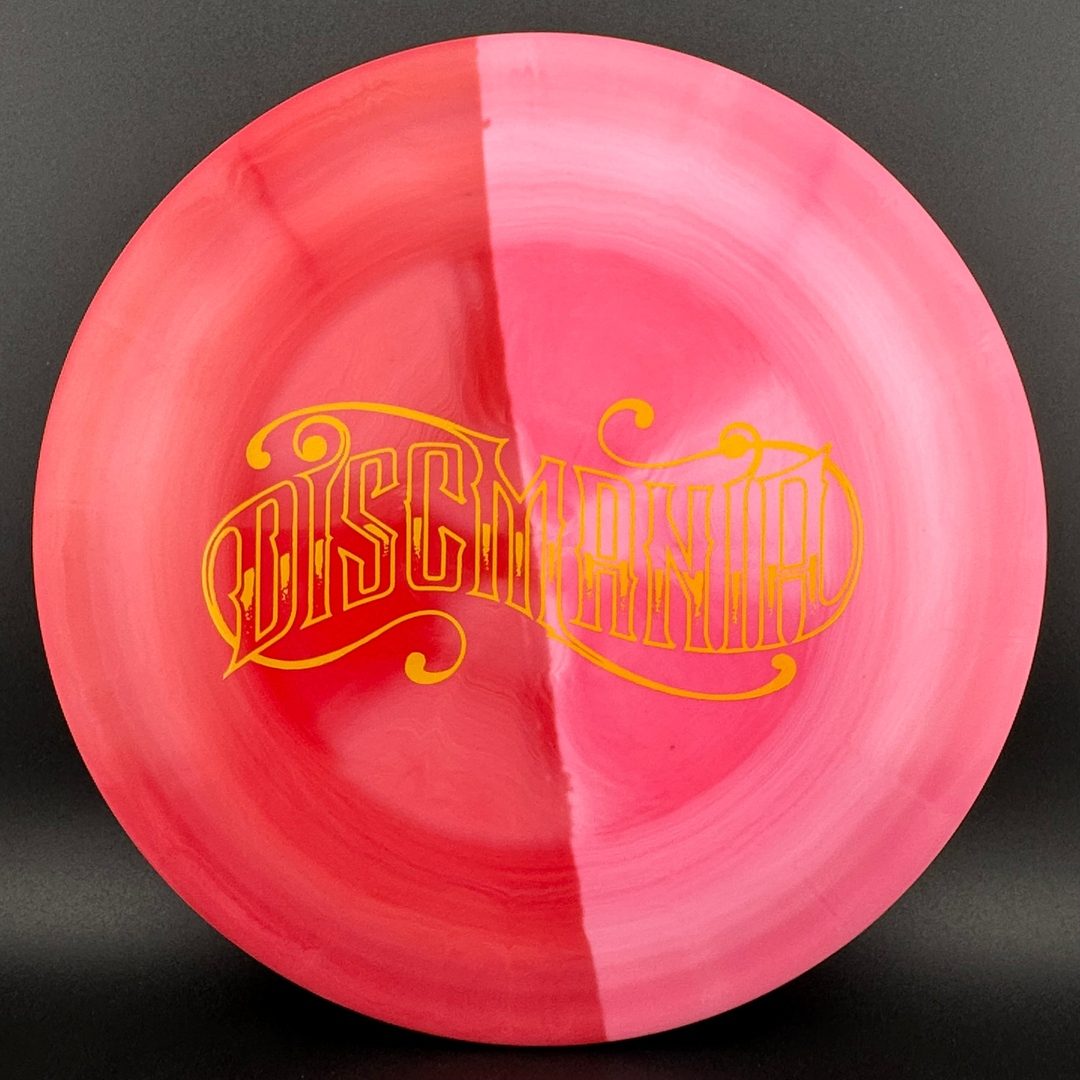 Swirly S-line FD - Red Split Dye - Discmania Tattoo stamp
