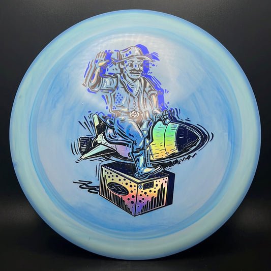Bravo Harrier - "Ride Em Rocket Cowboy" Triple Foil