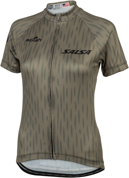 Salsa Women's Hinterland Jersey - 2X-Large Olive Green
