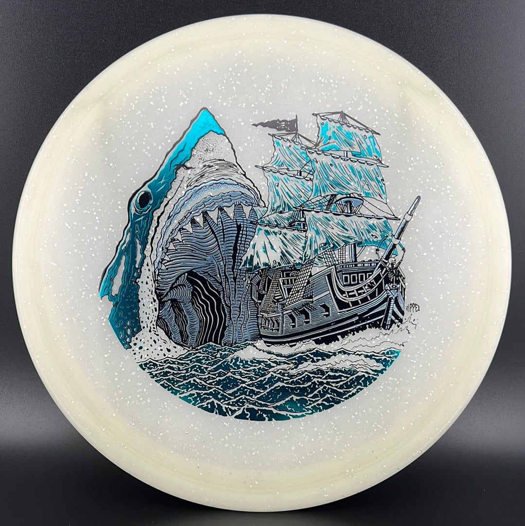 Metal Flake Glow C-Blend Galleon (First Run) "Megalodon" by Ripper Studios