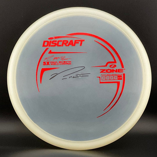 Z Zone *Signed* - Paul McBeth 5X World Champion - NO Claws!