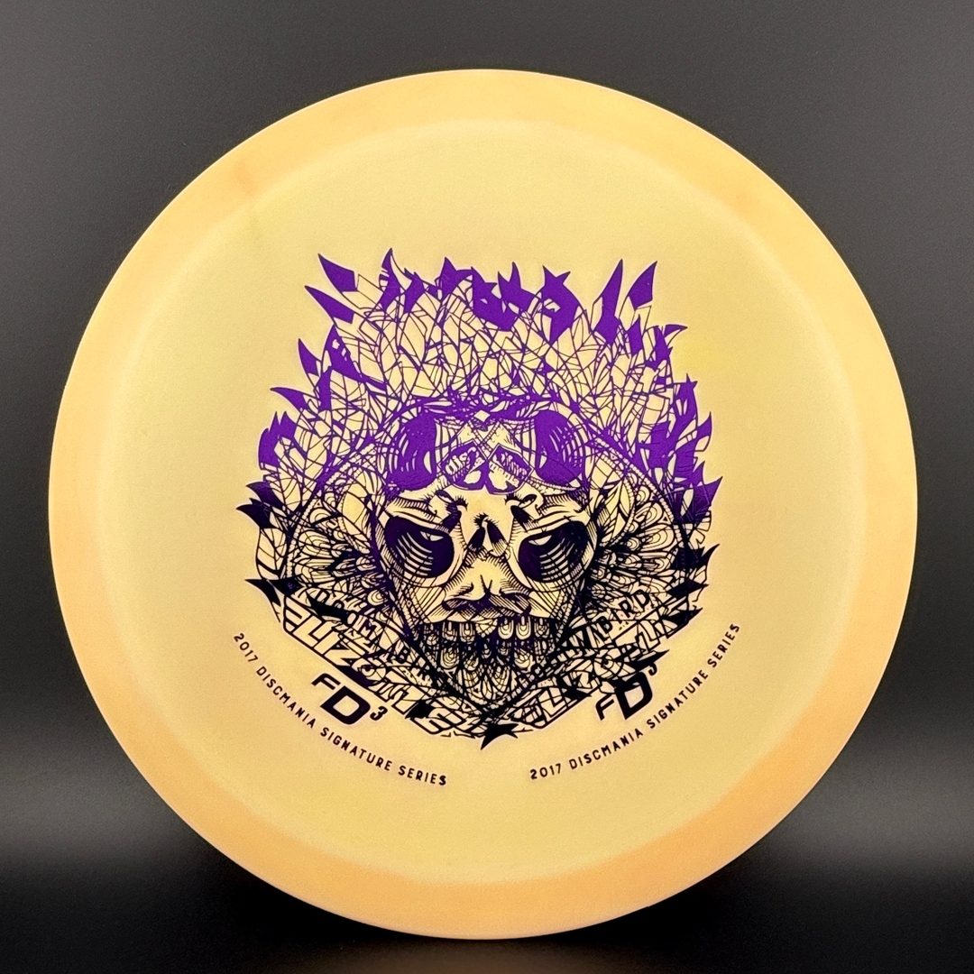 Swirly S-Line FD3 - Doom Bird Double Stamp - Peach 2017 Simon Lizotte Sig Series