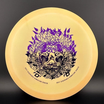 Swirly S-Line FD3 - Doom Bird Double Stamp - Peach 2017 Simon Lizotte Sig Series