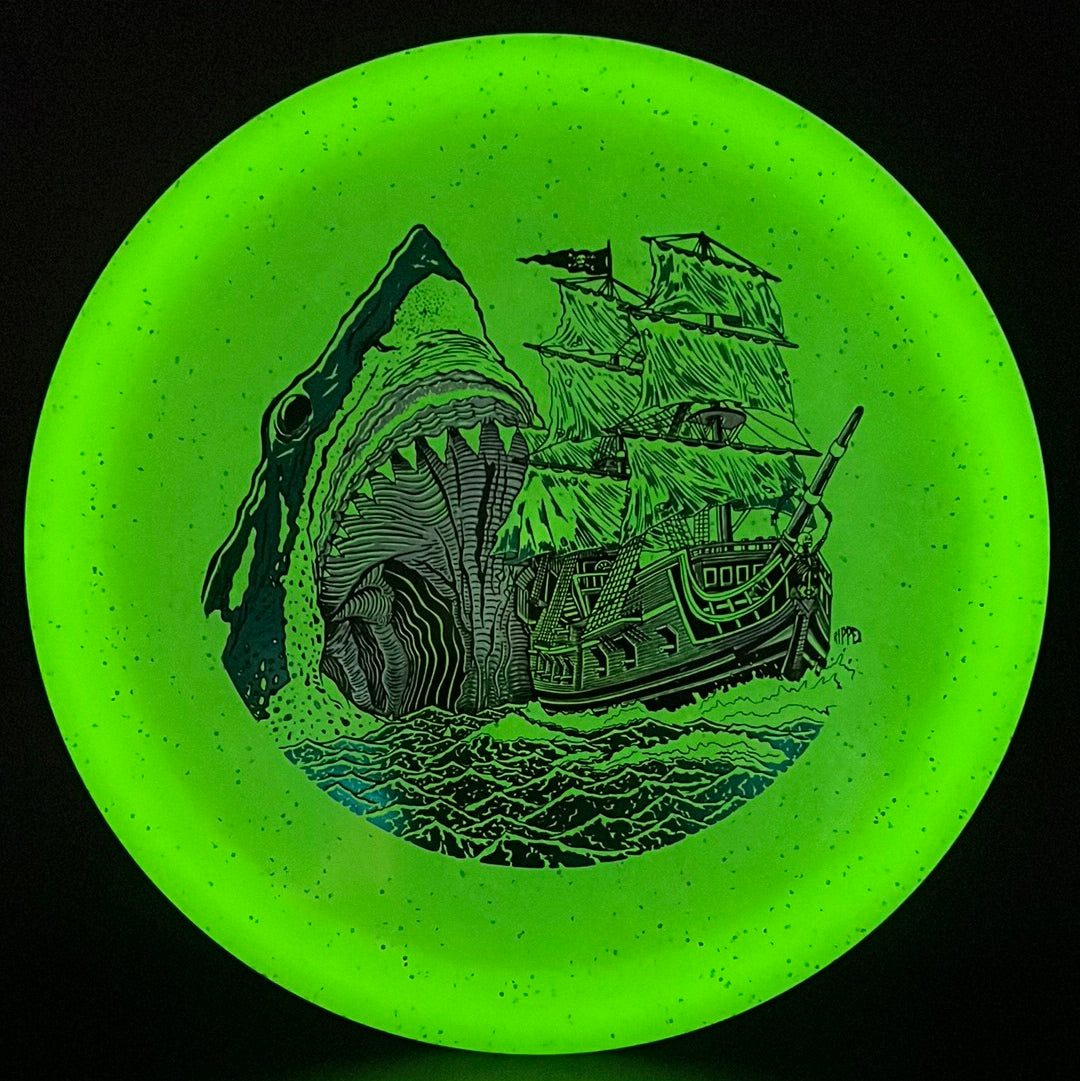 Metal Flake Glow C-Blend Galleon (First Run) "Megalodon" by Ripper Studios