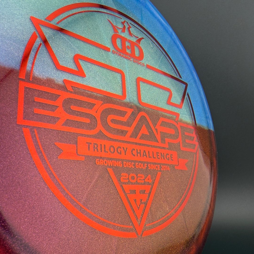 Lucid-Ice Glimmer Escape - Trilogy Challenge - Red Split Dyed