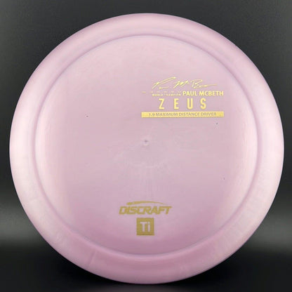 Titanium Zeus - First Run - Paul McBeth Limited Edition
