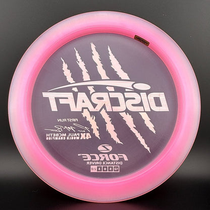 Z Force (First Run) - 4x Paul McBeth Claws - Pink